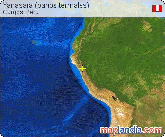 Yanasara (baños termales) satellite map