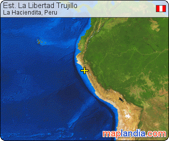 Est. La Libertad Trujillo satellite map