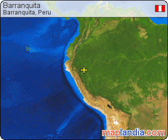 Barranquita satellite map