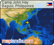 Camp John Hay satellite map