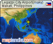 Legazpi City Airport(maky) satellite map