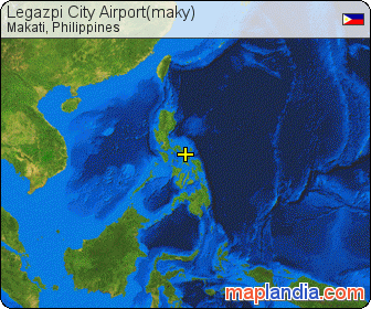 Legazpi City Airport(maky) satellite map