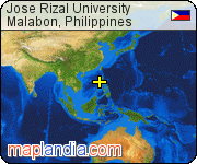 Jose Rizal University satellite map