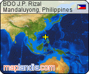 BDO J.P. Rizal satellite map