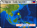 Philippine Daily Inquirer satellite map