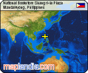 National Bookstore Shangri-la Plaza satellite map