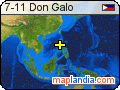 7-11 Don Galo satellite map