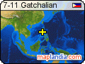 7-11 Gatchalian satellite map