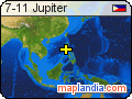7-11 Jupiter satellite map