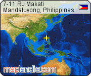 7-11 RJ Makati satellite map