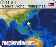 7-11 STI satellite map