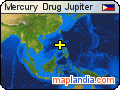 Mercury Drug Jupiter satellite map