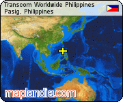 Transcom Worldwide Philippines satellite map