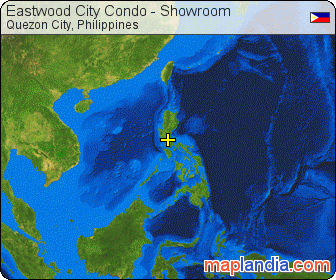 Eastwood City Condo - Showroom satellite map