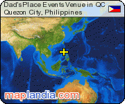 Dad's Place Events Venue in QC satellite map
