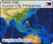 Xavier Hall satellite map