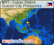 MRT - Cubao Station satellite map