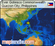 Ever Gotesco Commonwealth satellite map