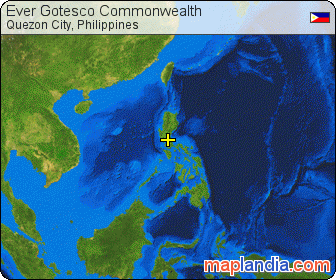 Ever Gotesco Commonwealth satellite map