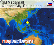 SM Megamall satellite map