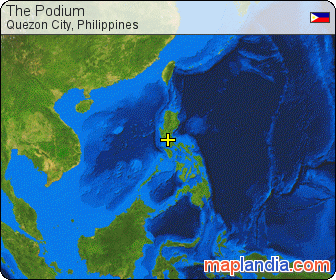 The Podium satellite map