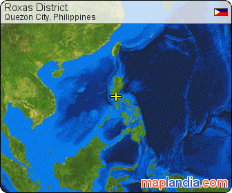 Roxas District satellite map