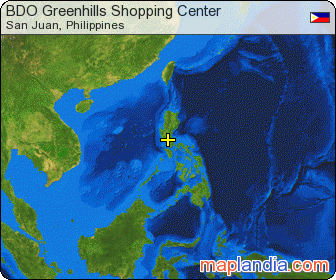 BDO Greenhills Shopping Center satellite map