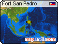 Fort San Pedro satellite map