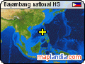 Bayambang national HS satellite map