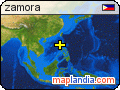 zamora satellite map