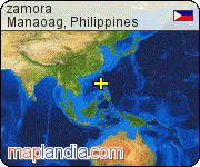 zamora satellite map