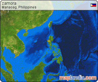 zamora satellite map