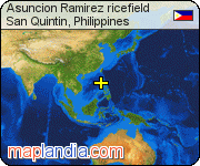 Asuncion Ramirez ricefield satellite map