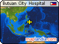 Butuan City Hospital satellite map