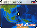 Hall of Justice satellite map