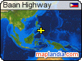Baan Highway satellite map