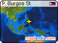 P. Burgos St. satellite map