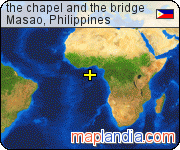 the chapel and the bridge satellite map