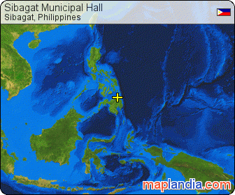 Sibagat Municipal Hall satellite map