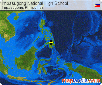 Impasugong National High School satellite map
