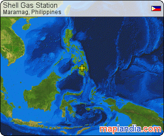 Shell Gas Station satellite map