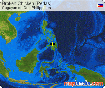 Broken Chicken (Perlas) satellite map