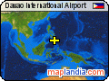 Davao International Airport satellite map