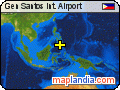 Gen Santos Int Airport satellite map