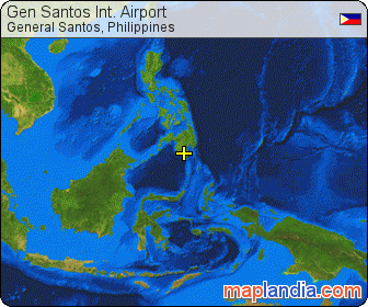 Gen Santos Int Airport satellite map