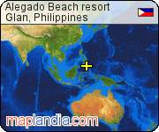 Alegado Beach resort satellite map