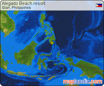 Alegado Beach resort satellite map