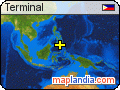 Terminal satellite map