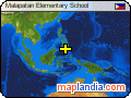Malapatan Elementary School satellite map