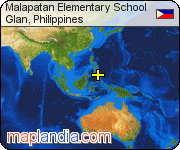 Malapatan Elementary School satellite map